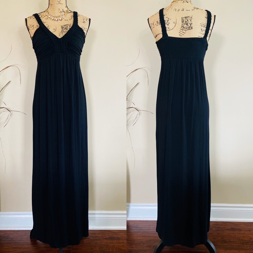 •Design History• braided strap maxi dress